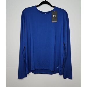 Under Armour Vanish Energy Womens Blue Long Sleeve Athletic Shirt Size Large NWT